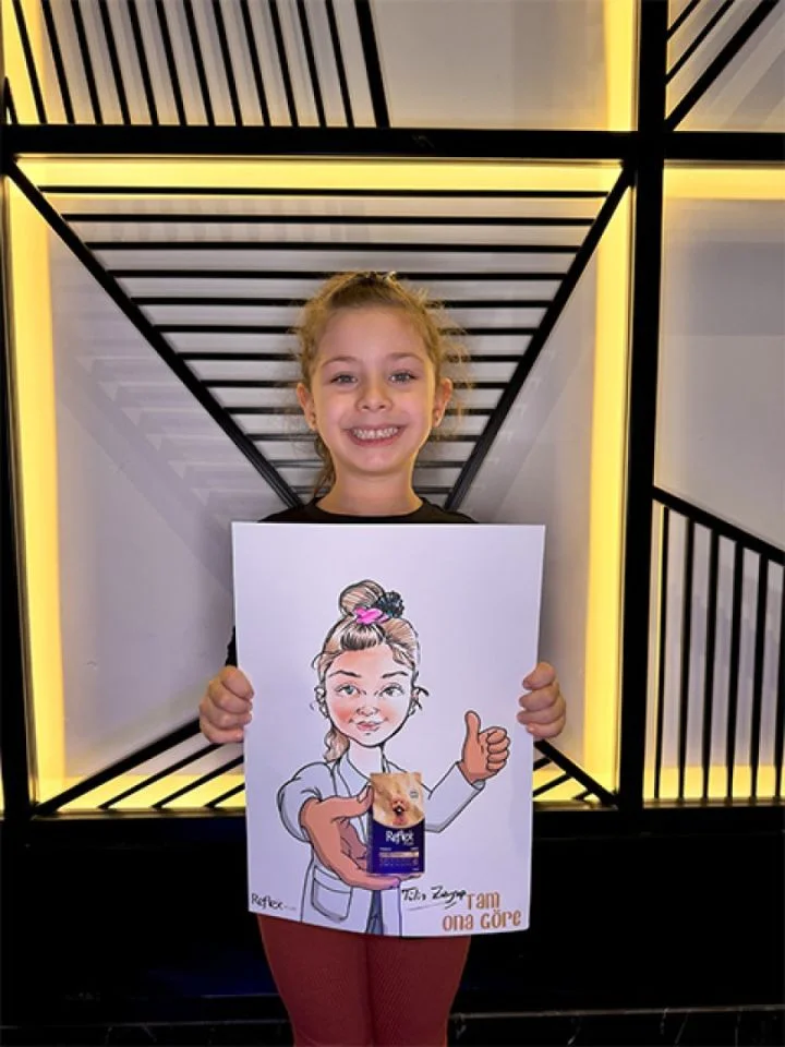 Some of the Live Cartoon Drawing Shots